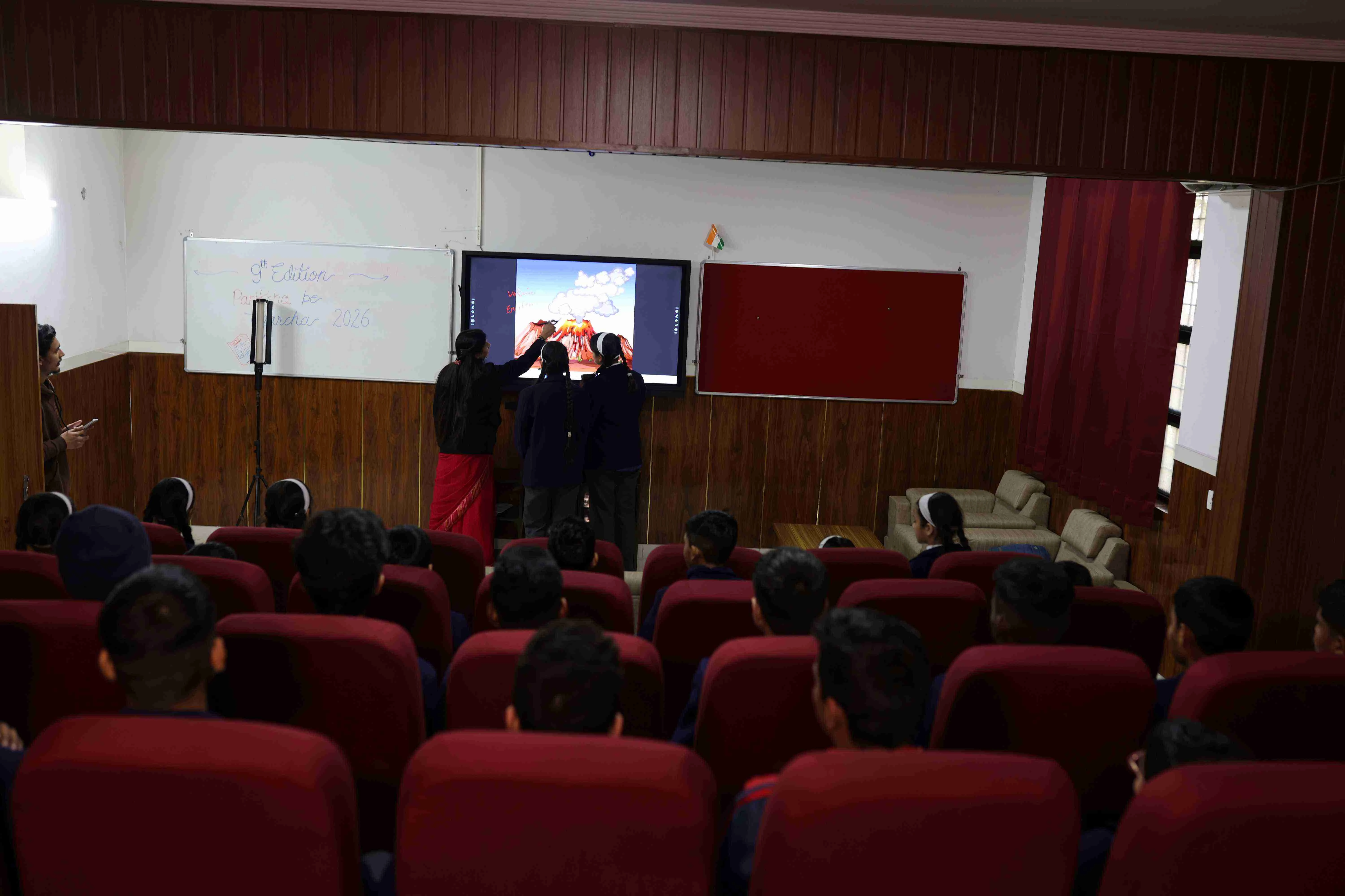 Smart classroom learning facility at Apollo International School Dehradun